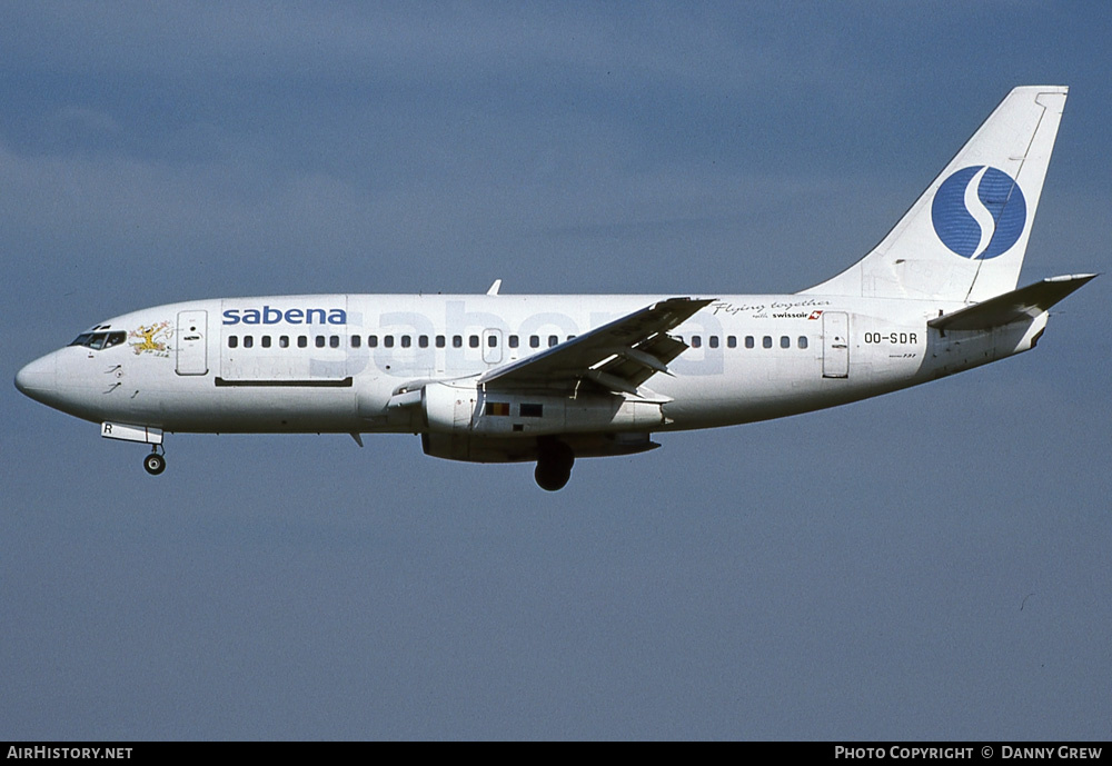 Aircraft Photo of OO-SDR | Boeing 737-229C/Adv | Sabena | AirHistory.net #241254