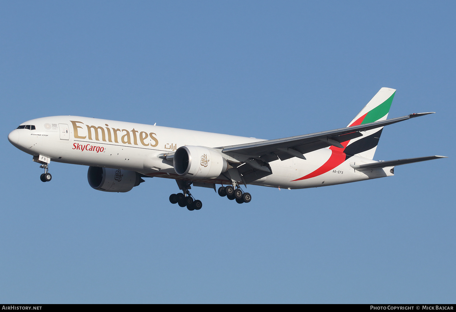 Aircraft Photo of A6-EFS | Boeing 777-F1H | Emirates SkyCargo | AirHistory.net #241258