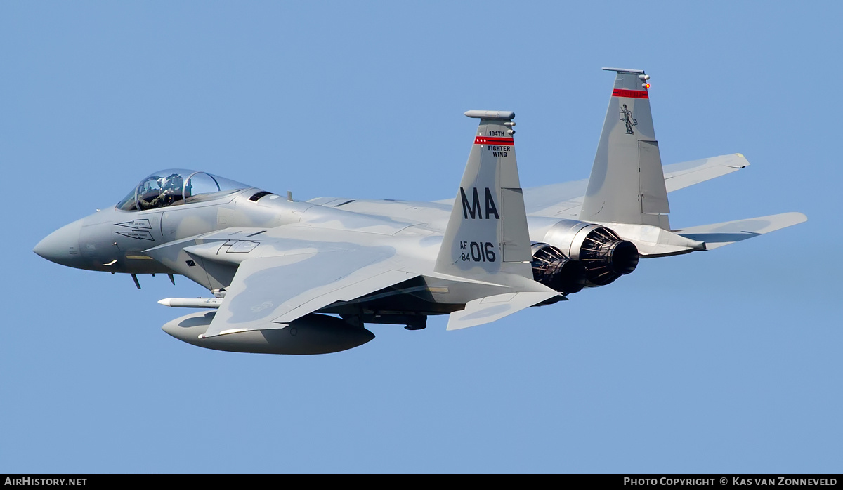 Aircraft Photo of 84-0016 / AF84-016 | McDonnell Douglas F-15C Eagle | USA - Air Force | AirHistory.net #241261