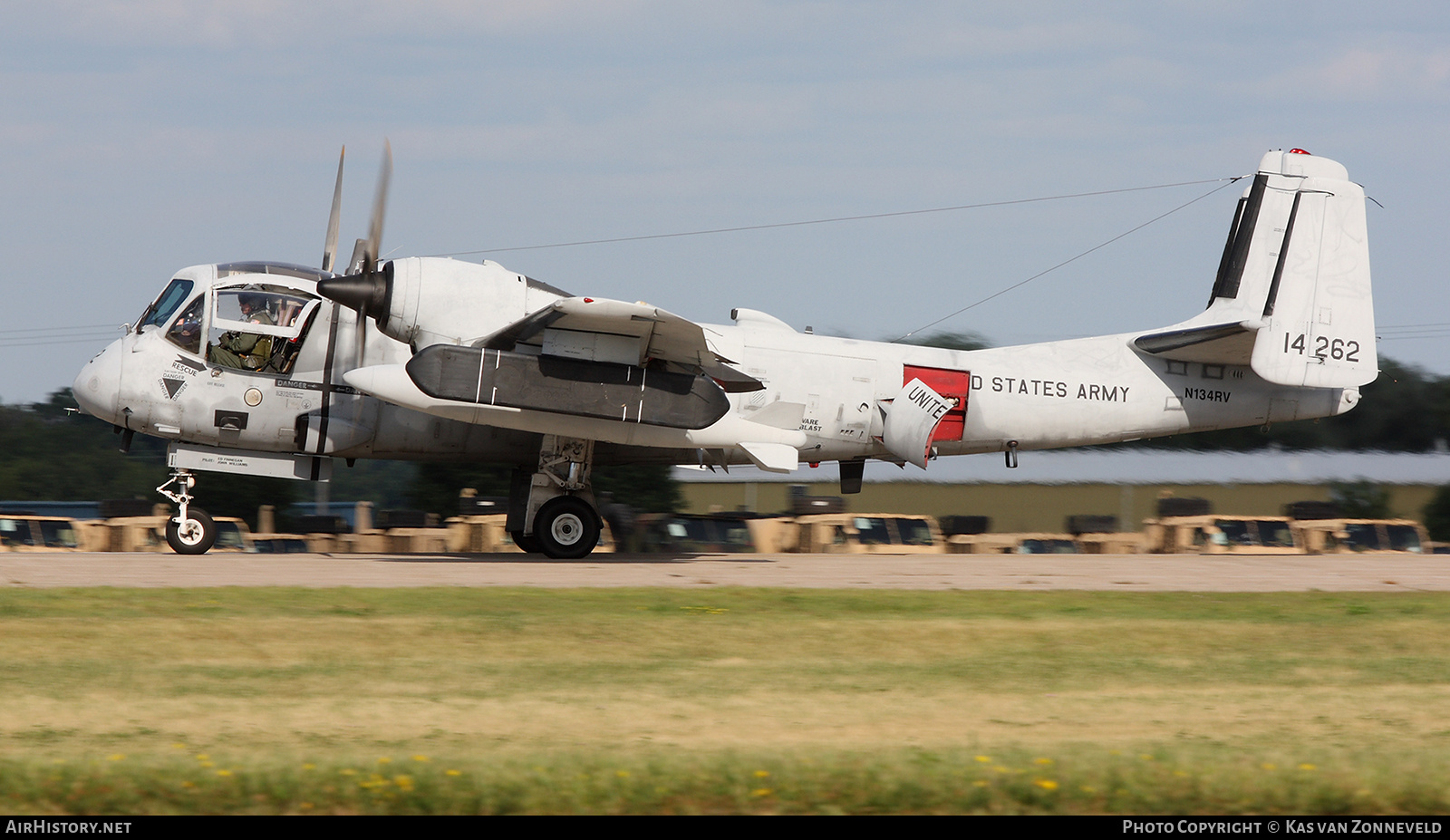 Aircraft Photo of N134RV / 14262 | Grumman OV-1B Mohawk | USA - Army | AirHistory.net #241267