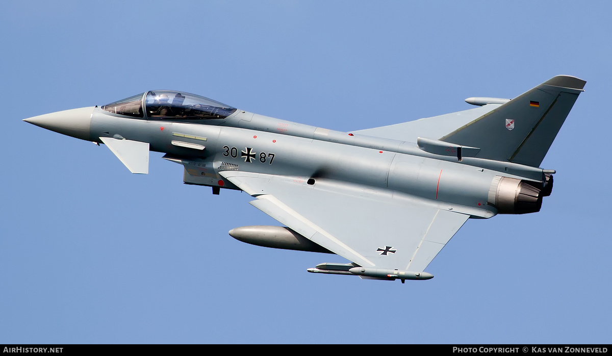 Aircraft Photo of 3087 | Eurofighter EF-2000 Typhoon S | Germany - Air Force | AirHistory.net #241270