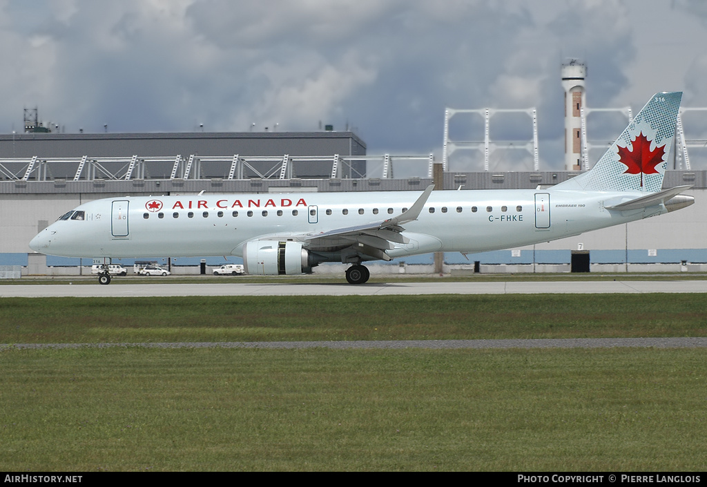 Aircraft Photo of C-FHKE | Embraer 190AR (ERJ-190-100IGW) | Air Canada | AirHistory.net #241295