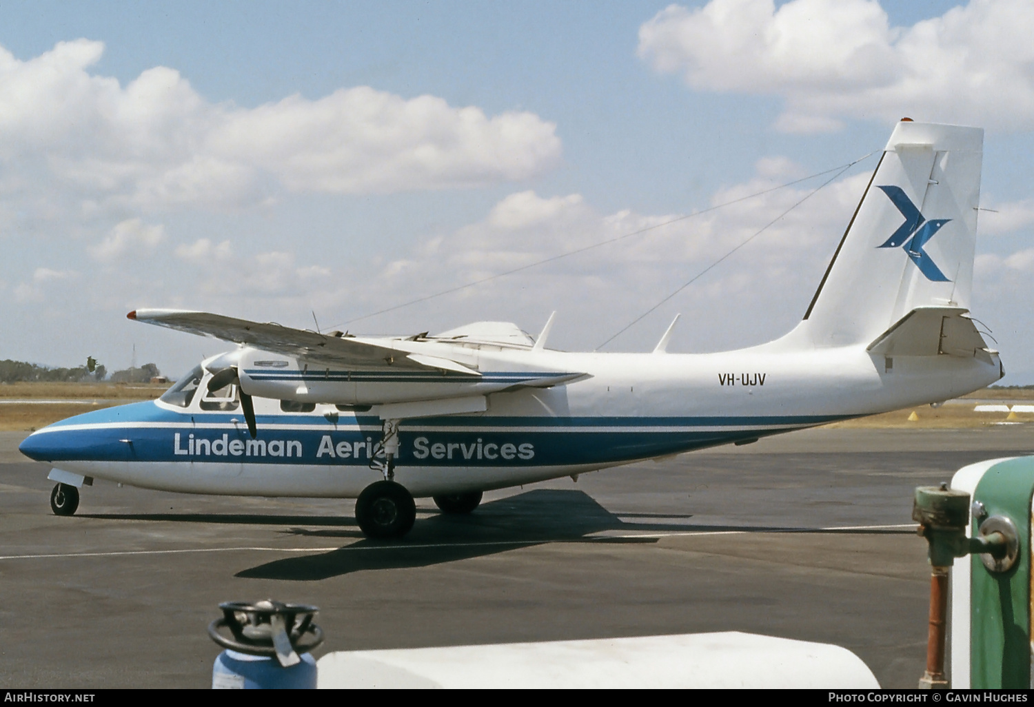 Aircraft Photo of VH-UJV | North American Rockwell 500S Shrike Commander | Lindeman Aerial Services | AirHistory.net #241332