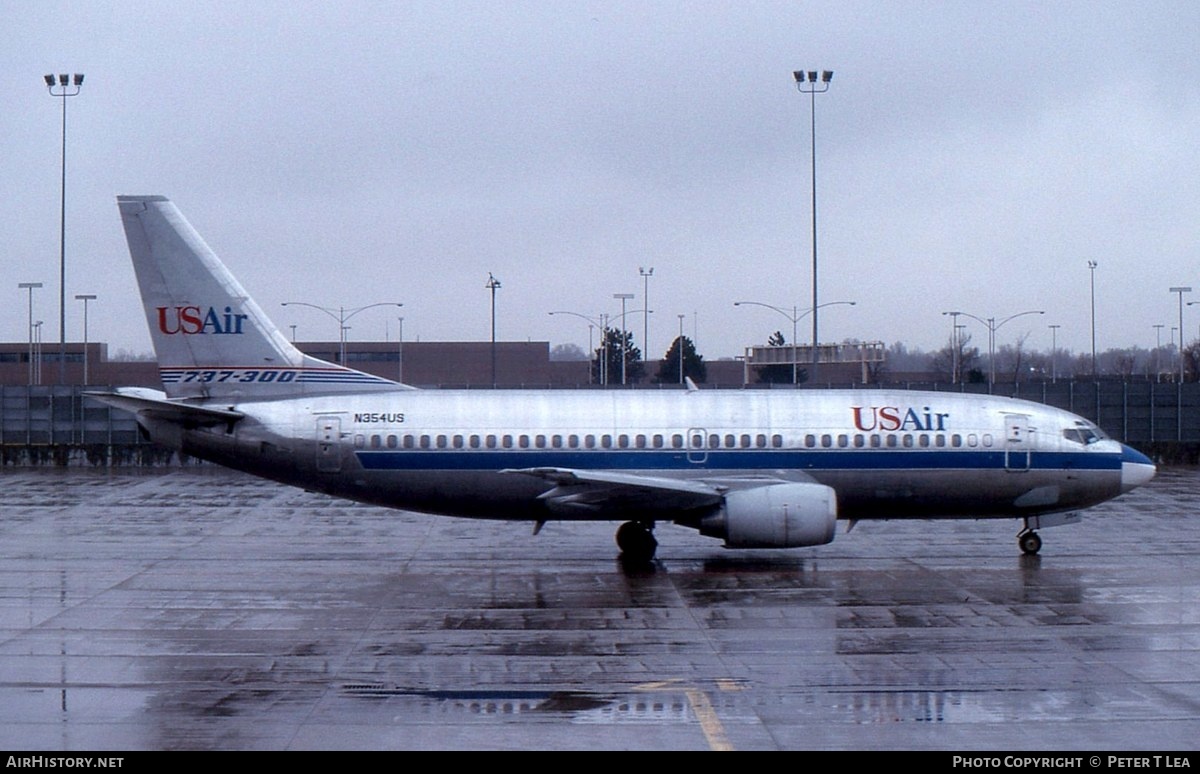Aircraft Photo of N354US | Boeing 737-301 | USAir | AirHistory.net #241365