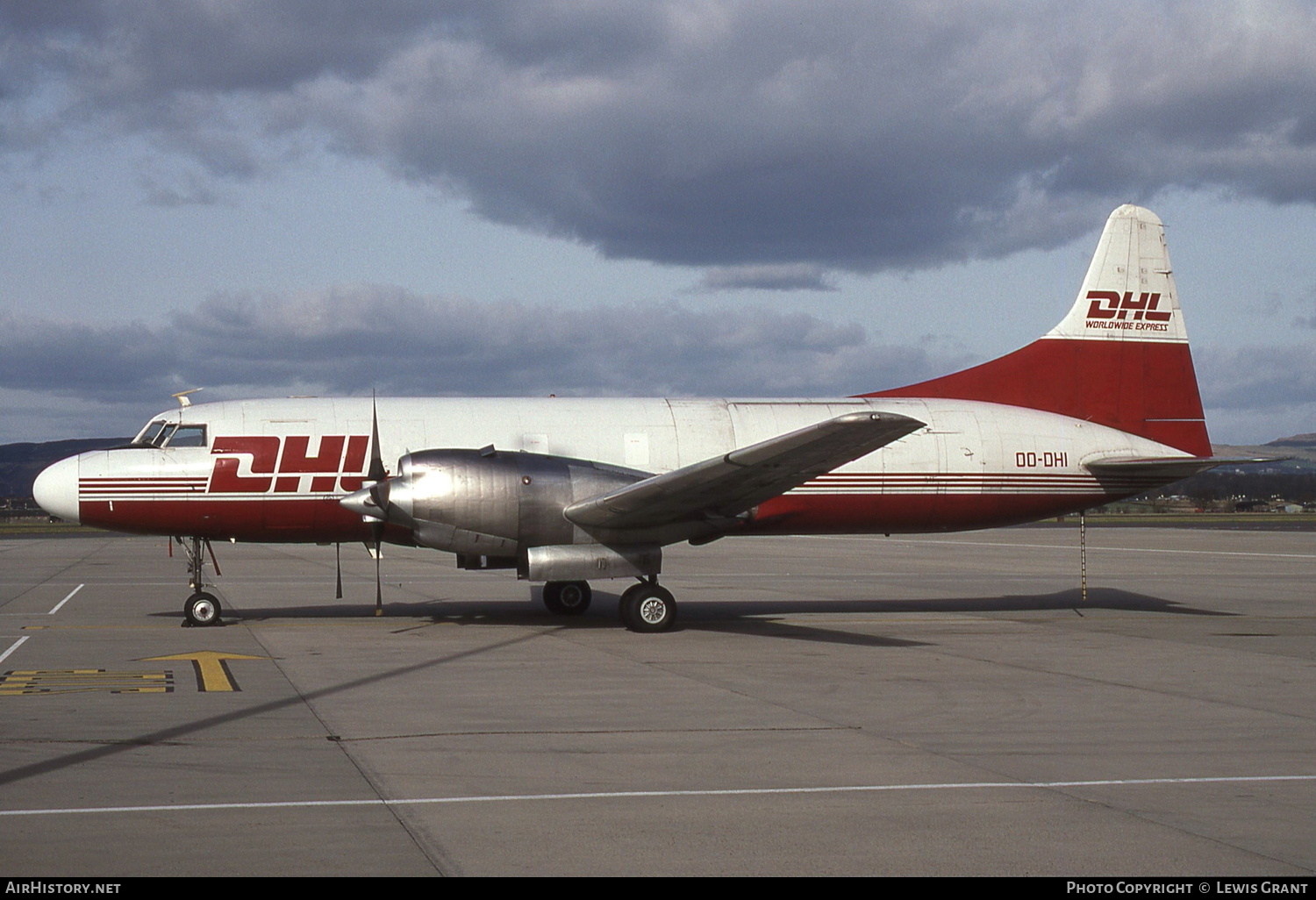 Aircraft Photo of OO-DHI | Convair 580/F | DHL Worldwide Express | AirHistory.net #241373