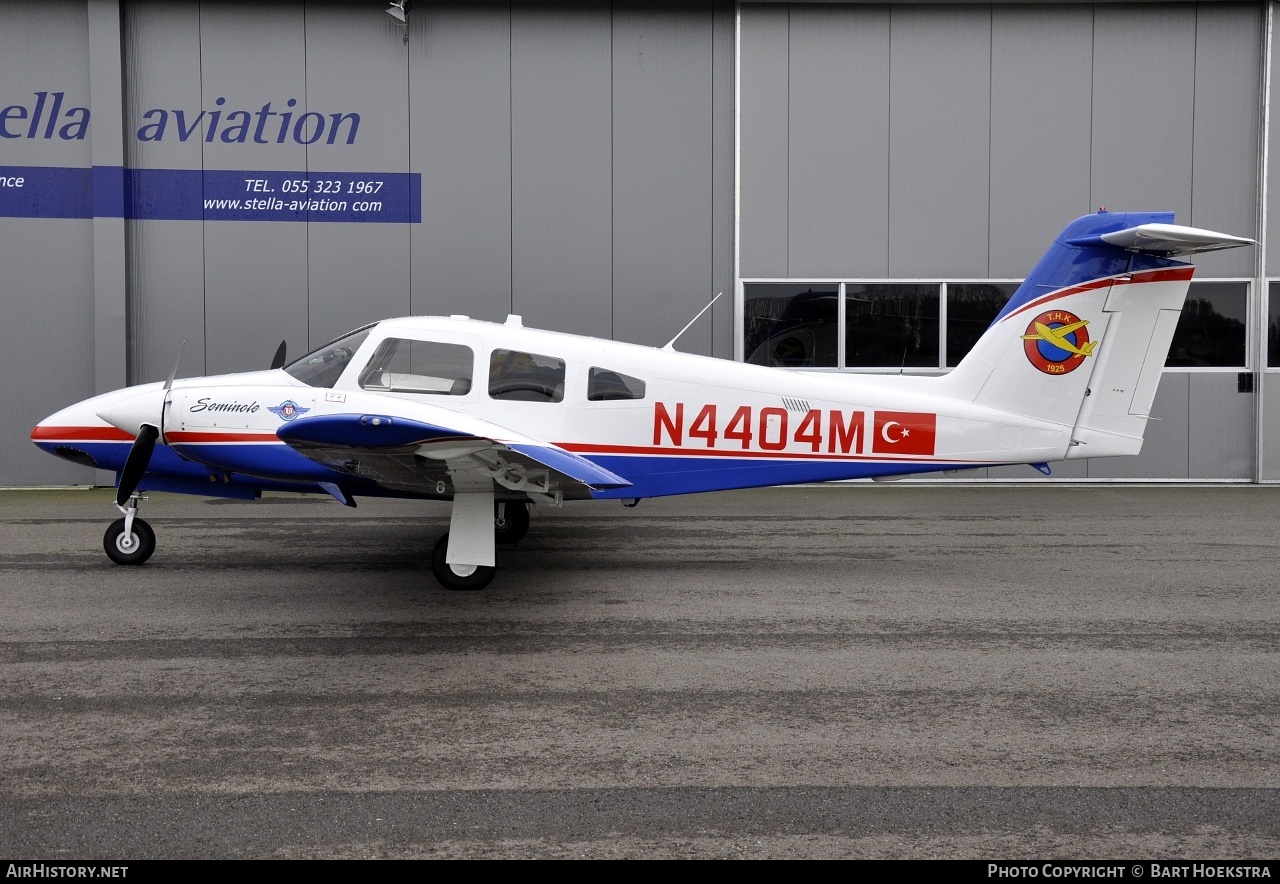 Aircraft Photo of N4404M | Piper PA-44-180 Seminole | THK - Türk Hava Kurumu | AirHistory.net #241389