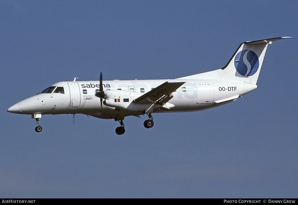 Aircraft Photo of OO-DTF | Embraer EMB-120RT Brasilia | Sabena | AirHistory.net #241410