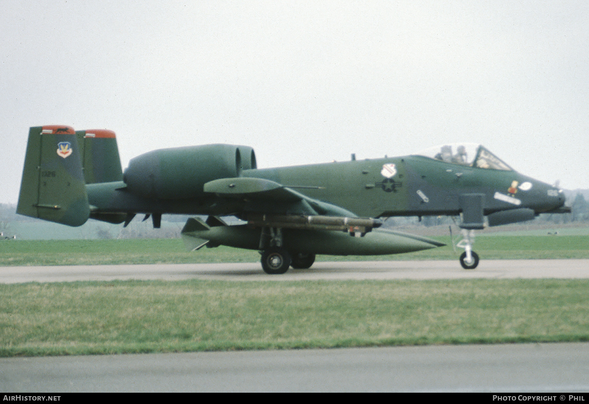 Aircraft Photo of 79-0126 / AF79-126 | Fairchild A-10A Thunderbolt II | USA - Air Force | AirHistory.net #241420