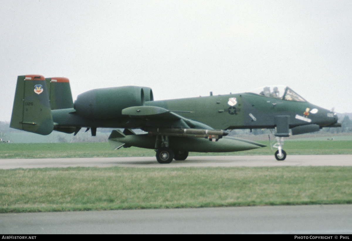 Aircraft Photo of 79-0126 / AF79-126 | Fairchild A-10A Thunderbolt II | USA - Air Force | AirHistory.net #241420