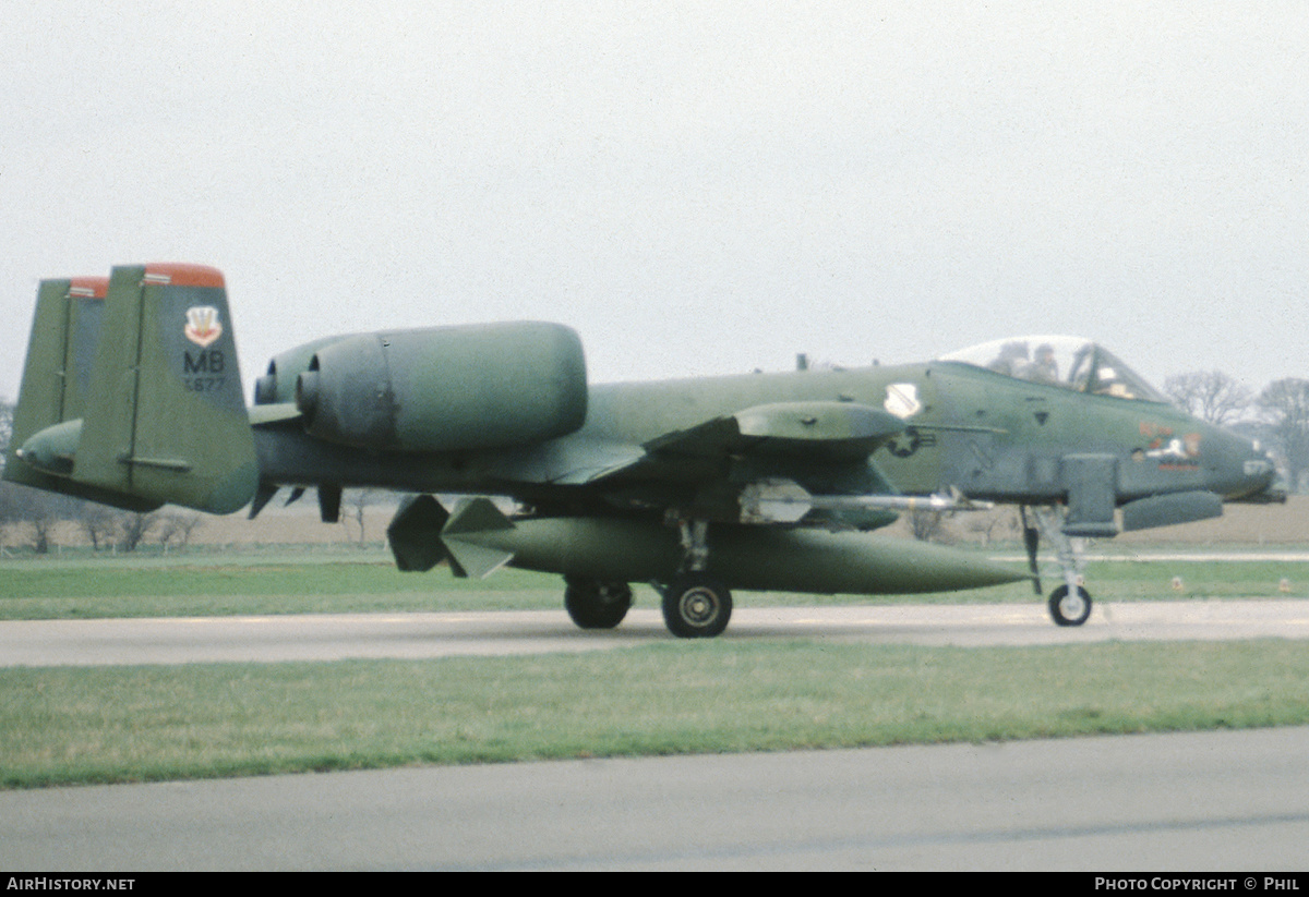 Aircraft Photo of 78-0677 / AF78-677 | Fairchild A-10A Thunderbolt II | USA - Air Force | AirHistory.net #241421