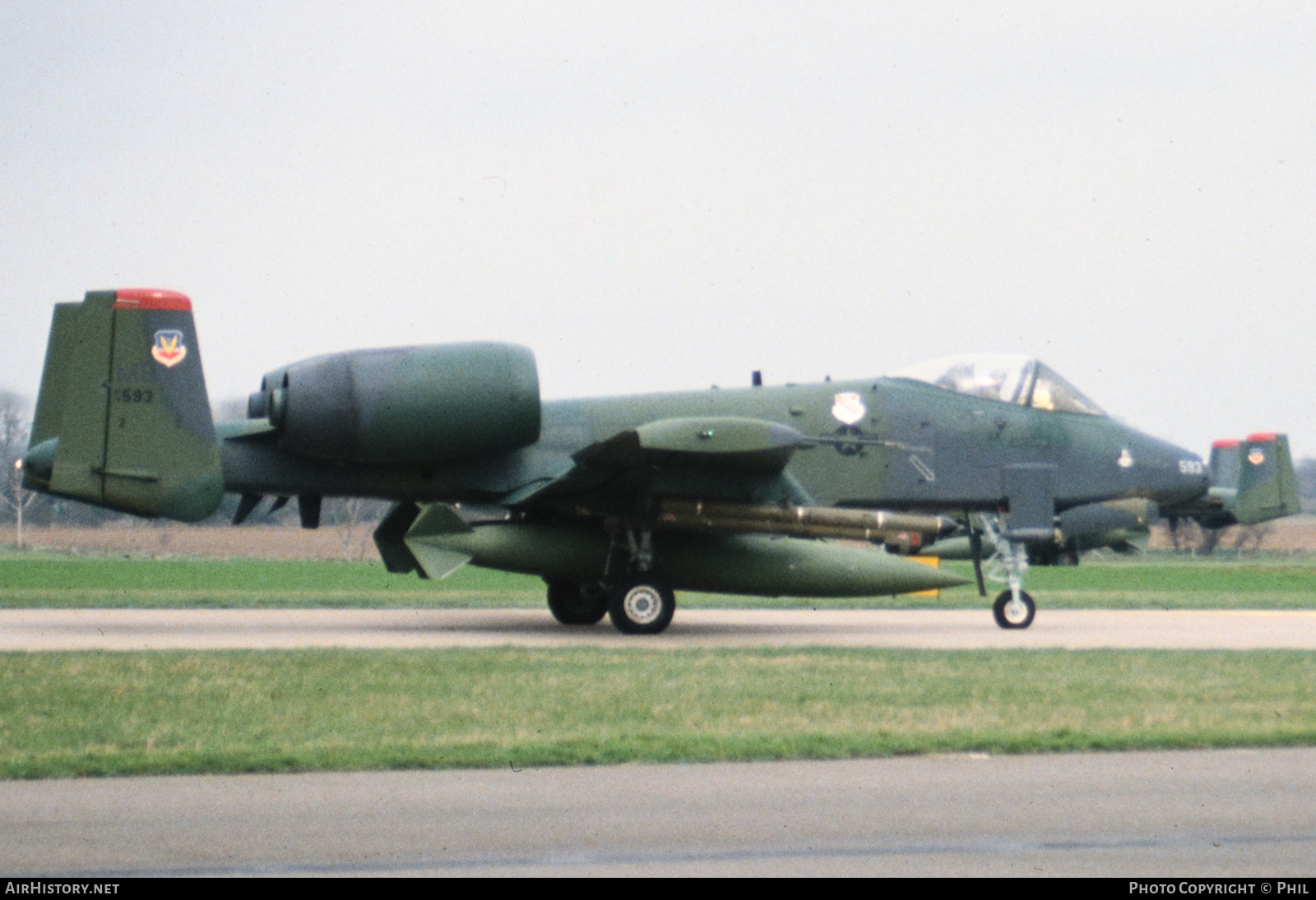 Aircraft Photo of 78-0593 / AF78-593 | Fairchild A-10A Thunderbolt II | USA - Air Force | AirHistory.net #241423