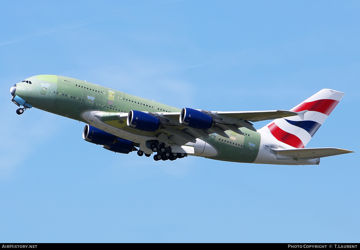 Aircraft Photo of F-WWSM | Airbus A380-841 | British Airways | AirHistory.net #241427