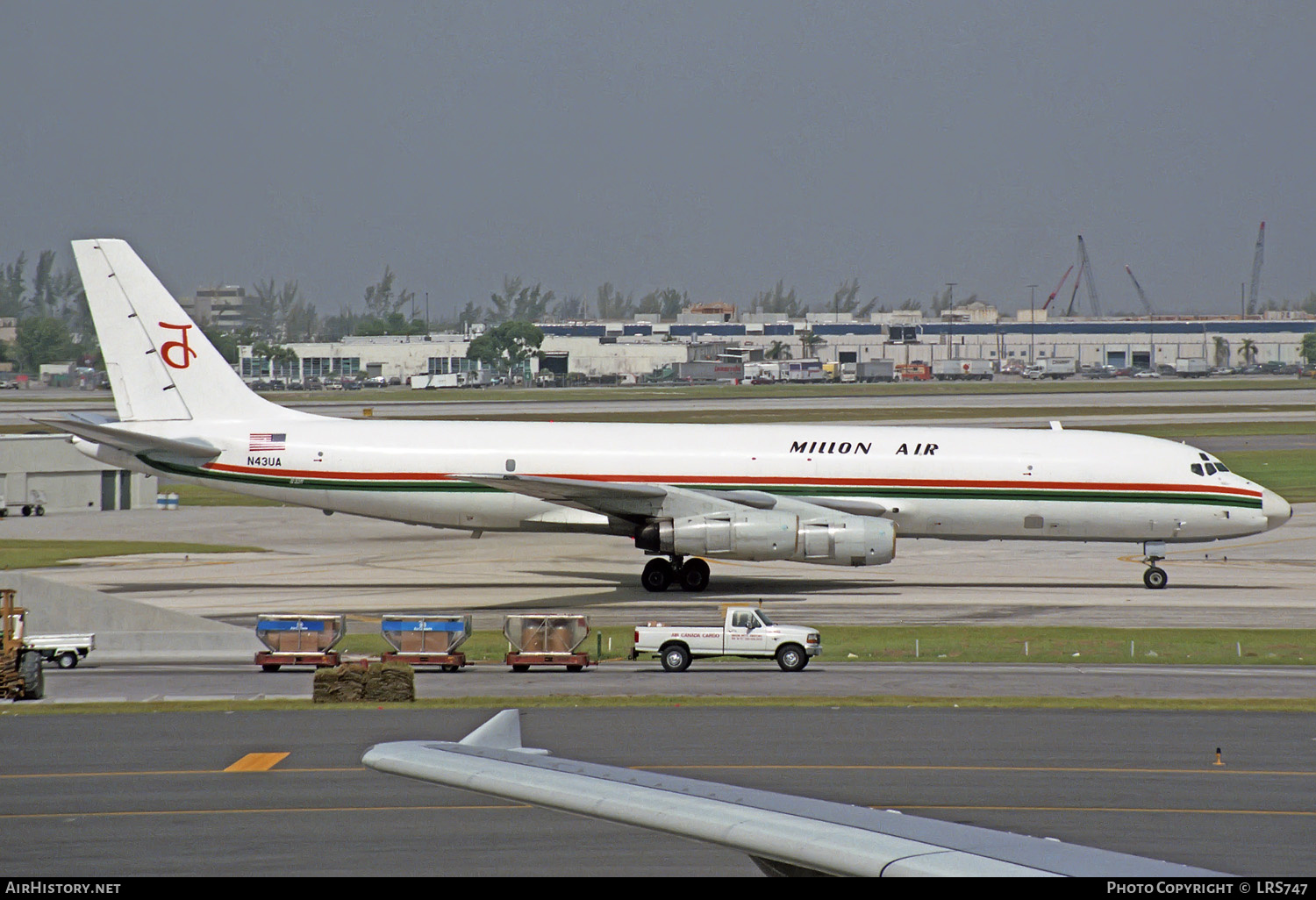 Aircraft Photo of N43UA | Douglas DC-8-54F | Millon Air | AirHistory.net #241443