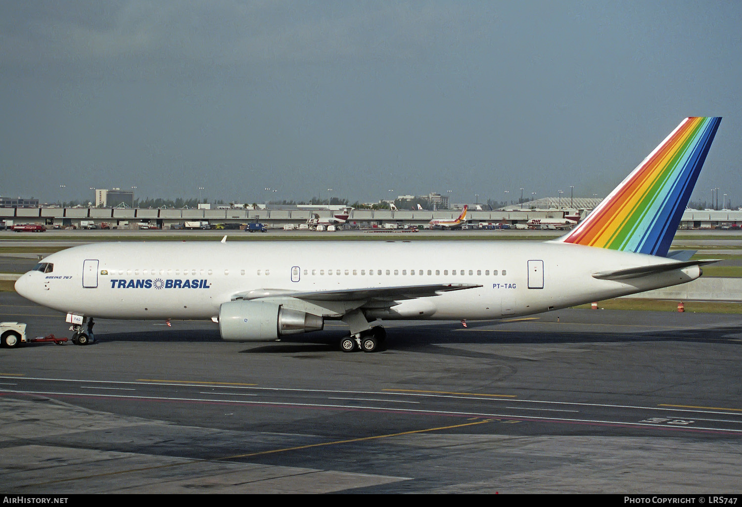 Aircraft Photo of PT-TAG | Boeing 767-219/ER | TransBrasil | AirHistory.net #241449