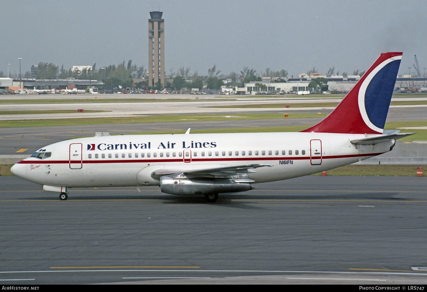 Aircraft Photo of N161FN | Boeing 737-212 | Carnival Air Lines | AirHistory.net #241450