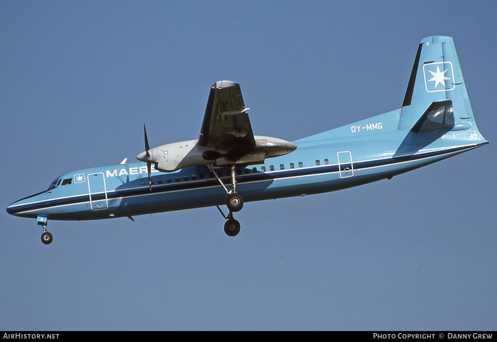 Aircraft Photo of OY-MMG | Fokker 50 | Maersk Air | AirHistory.net #241453