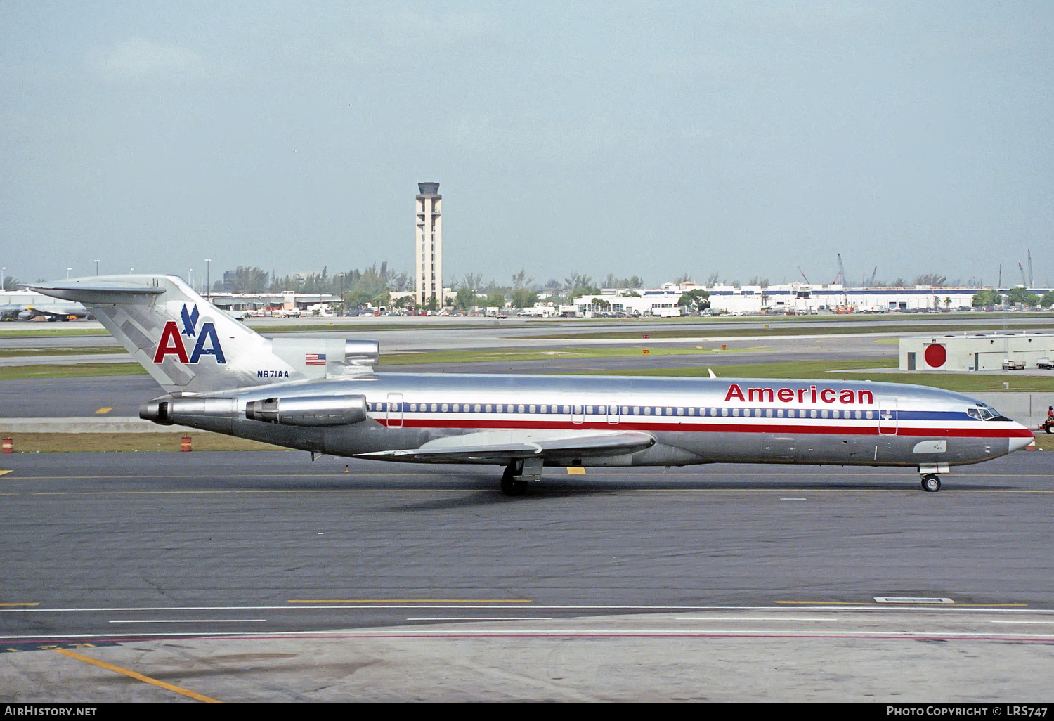 Aircraft Photo of N871AA | Boeing 727-223/Adv | American Airlines | AirHistory.net #241454