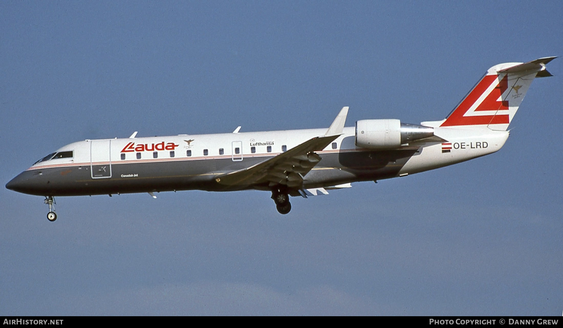 Aircraft Photo of OE-LRD | Canadair CRJ-100LR (CL-600-2B19) | Lauda Air | AirHistory.net #241472