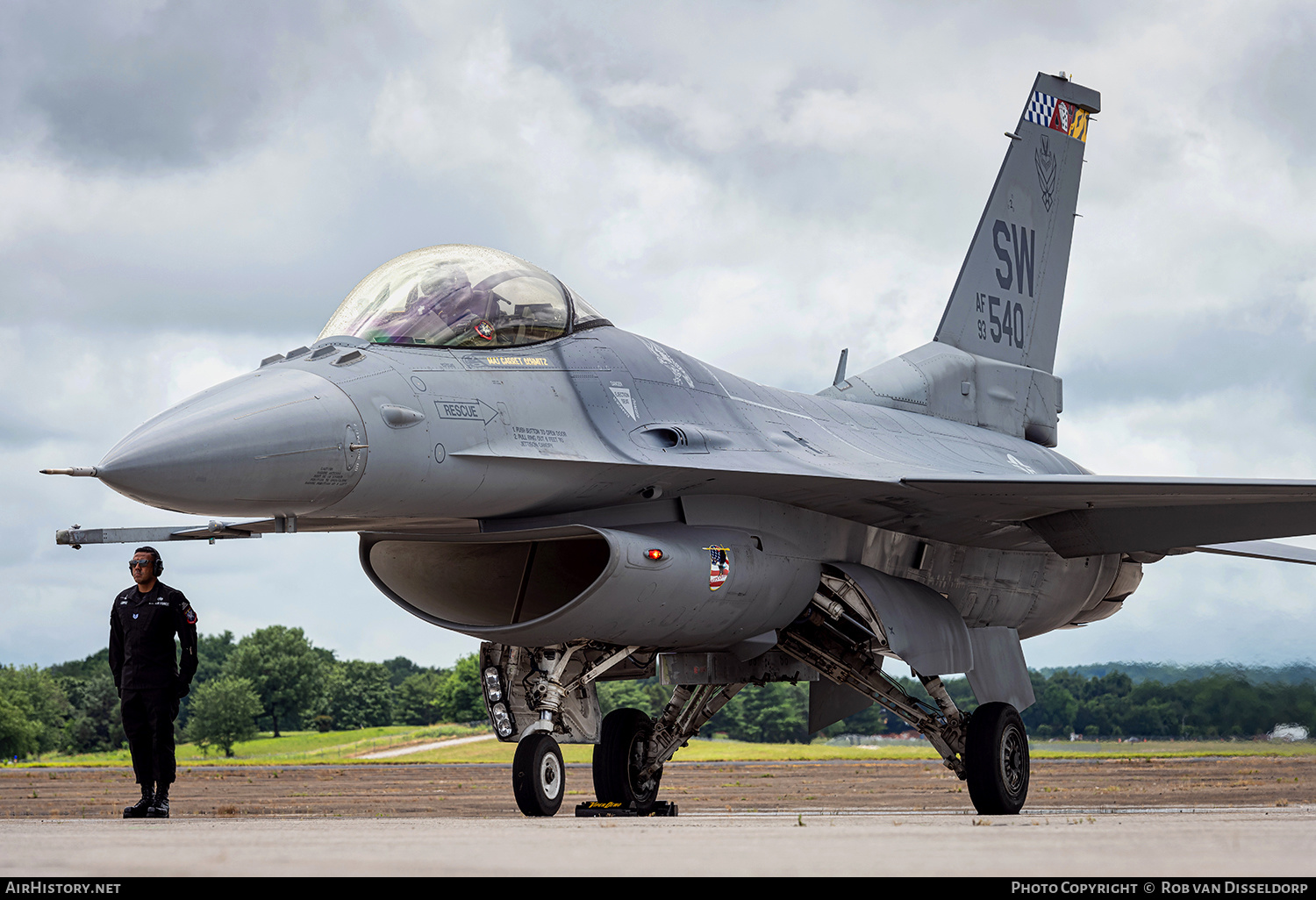 Aircraft Photo of 93-0540 / AF93-540 | Lockheed F-16CM Fighting Falcon | USA - Air Force | AirHistory.net #241478