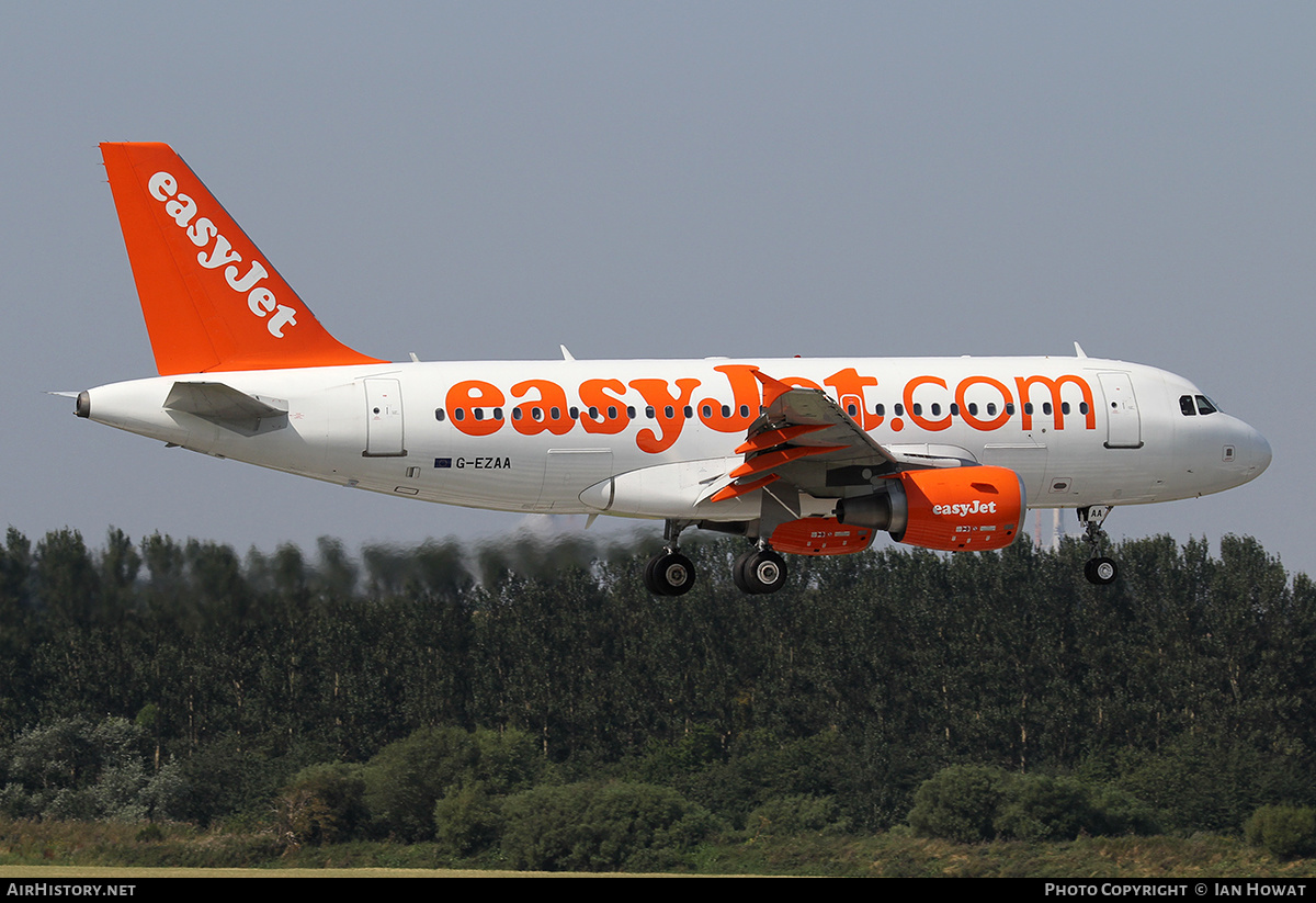 Aircraft Photo of G-EZAA | Airbus A319-111 | EasyJet | AirHistory.net #241481