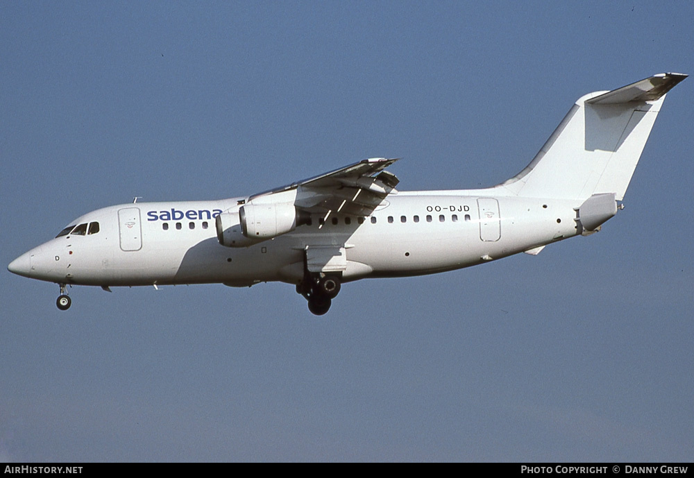 Aircraft Photo of OO-DJD | British Aerospace BAe-146-200A | Sabena | AirHistory.net #241492