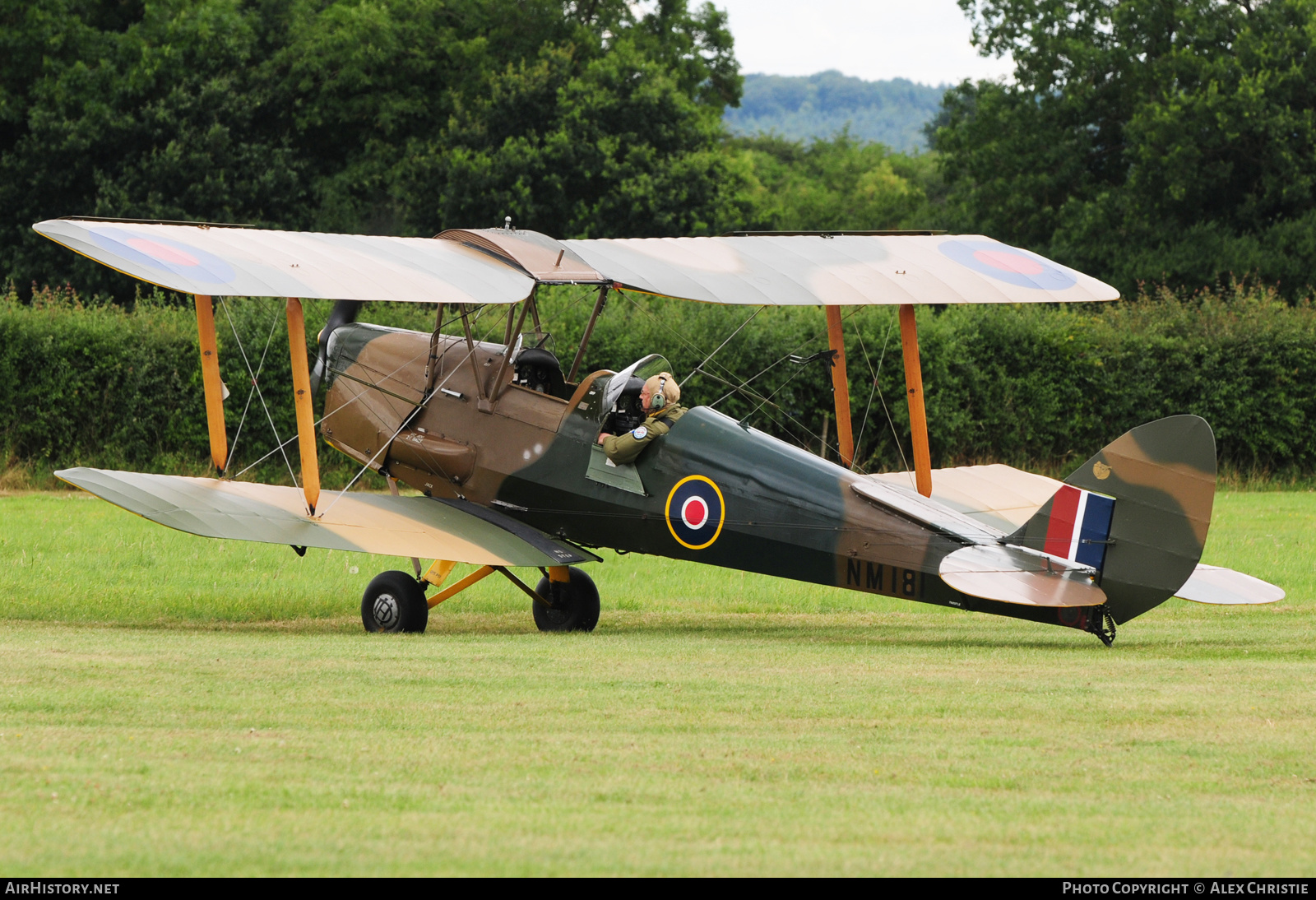 Aircraft Photo of G-AZGZ / NM181 | De Havilland D.H. 82A Tiger Moth | UK - Air Force | AirHistory.net #241499