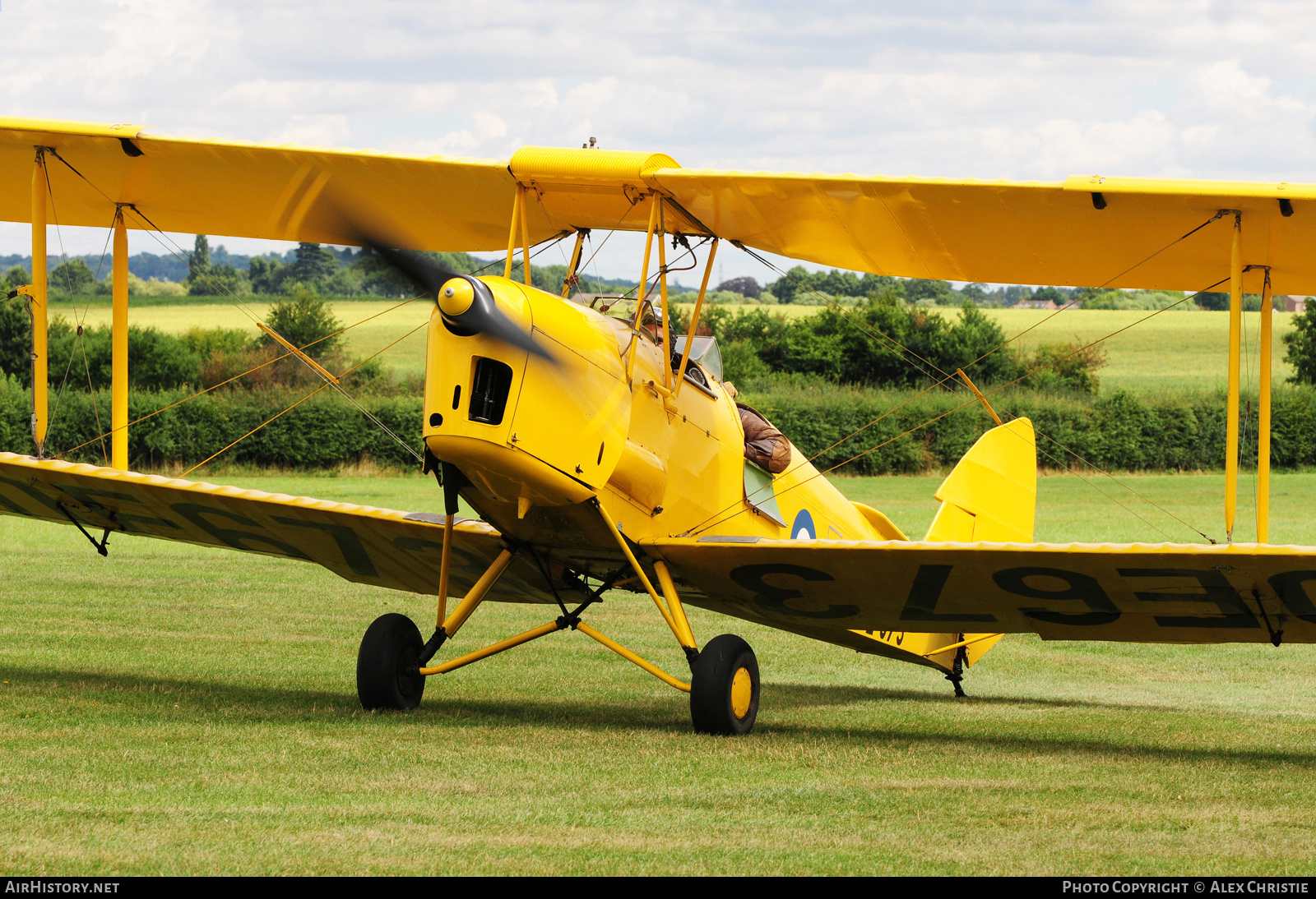 Aircraft Photo of G-ADNZ / DE673 | De Havilland D.H. 82A Tiger Moth II | UK - Air Force | AirHistory.net #241501