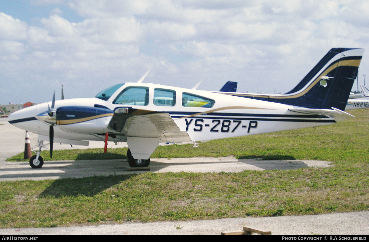 Aircraft Photo of YS-287-P | Beech E55 Baron | AirHistory.net #241570