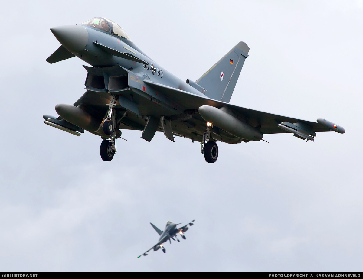 Aircraft Photo of 3087 | Eurofighter EF-2000 Typhoon S | Germany - Air Force | AirHistory.net #241580