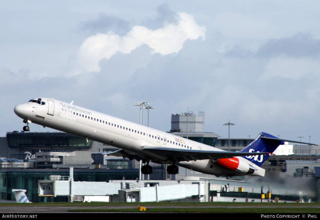 Aircraft Photo of SE-DMB | McDonnell Douglas MD-81 (DC-9-81) | Scandinavian Airlines - SAS | AirHistory.net #241592