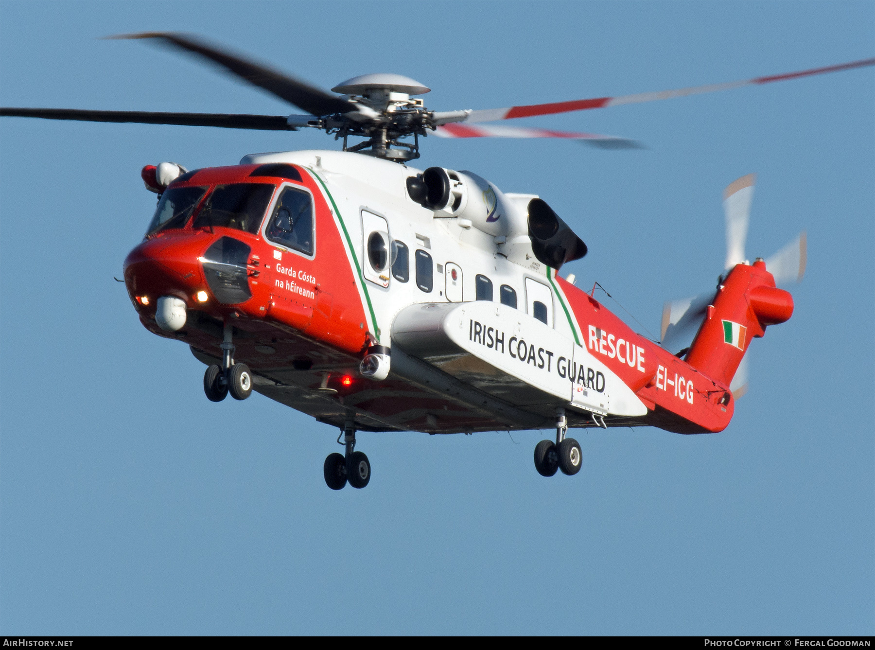 Aircraft Photo of EI-ICG | Sikorsky S-92A | Garda Cósta na hÉireann - Irish Coast Guard | AirHistory.net #241600