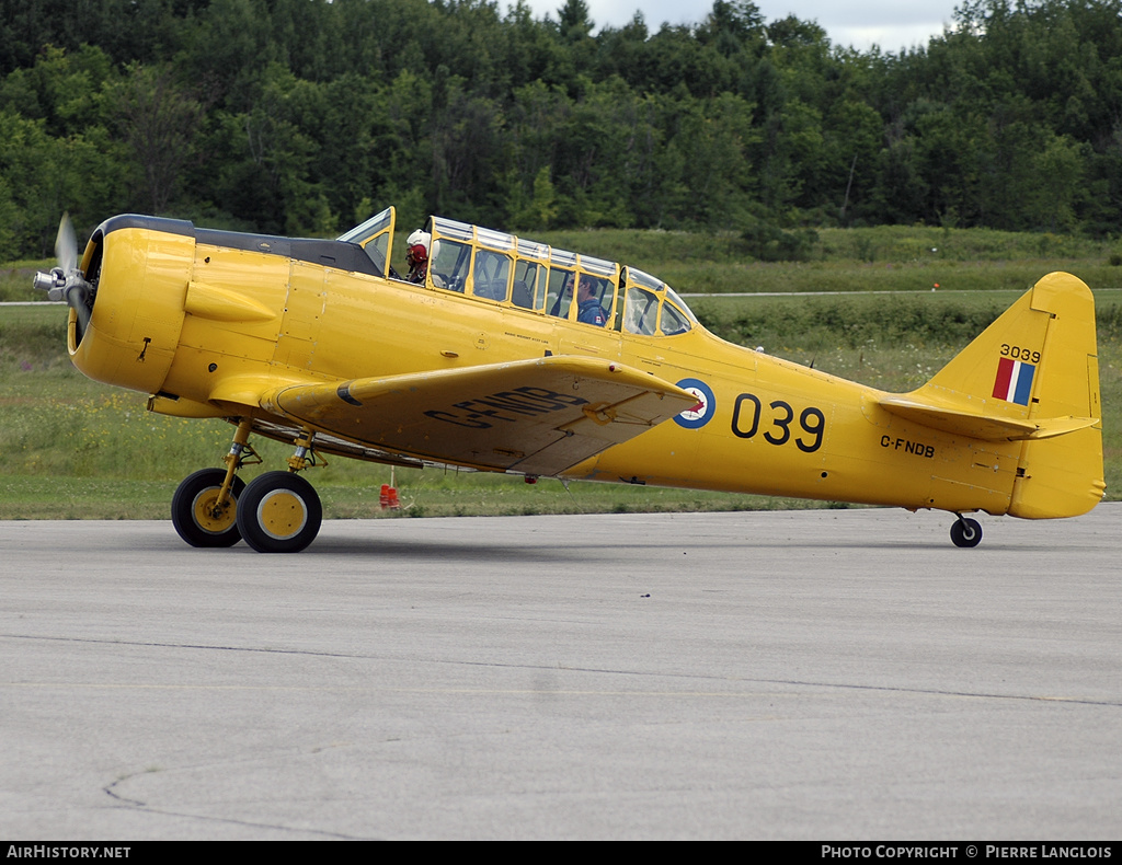 Aircraft Photo of C-FNDB / 3039 | North American AT-16 Harvard II | Canada - Navy | AirHistory.net #241612