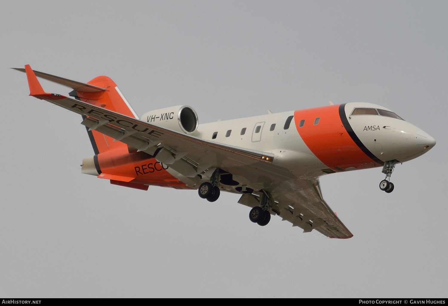 Aircraft Photo of VH-XNC | Bombardier Challenger 604 (CL-600-2B16) | AMSA - Australian Maritime Safety Authority | AirHistory.net #241618