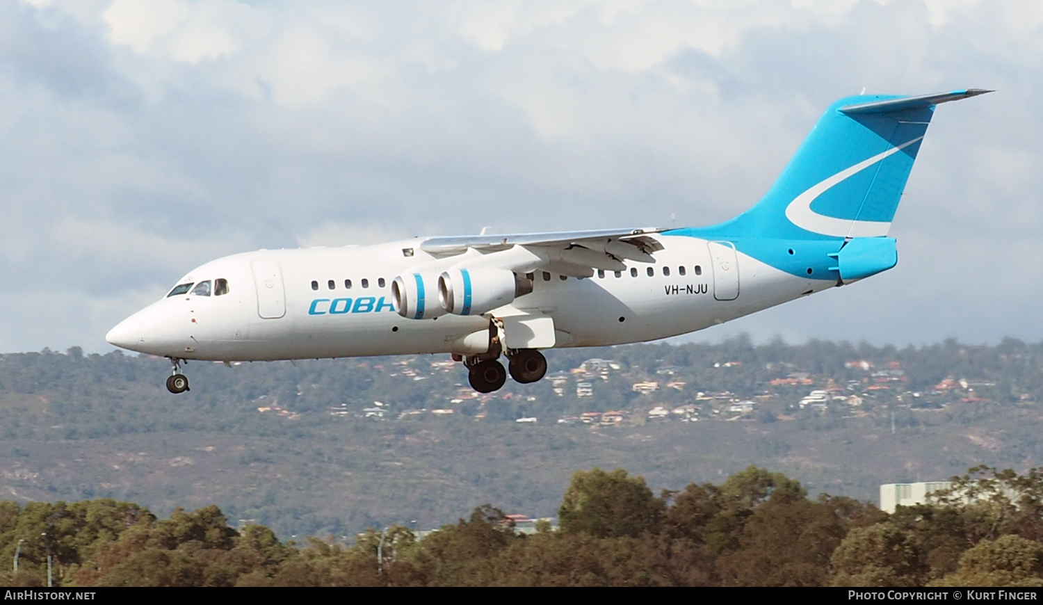 Aircraft Photo of VH-NJU | BAE Systems Avro 146-RJ85 | Cobham Aviation Services | AirHistory.net #241622