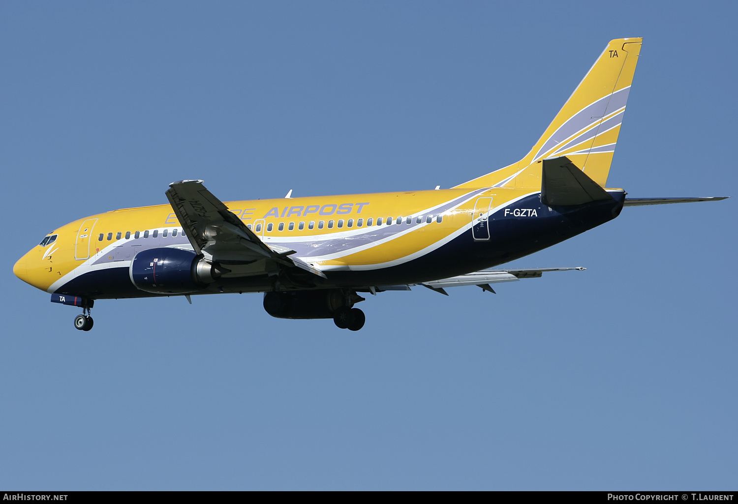 Aircraft Photo of F-GZTA | Boeing 737-33V(QC) | Europe Airpost | AirHistory.net #241665