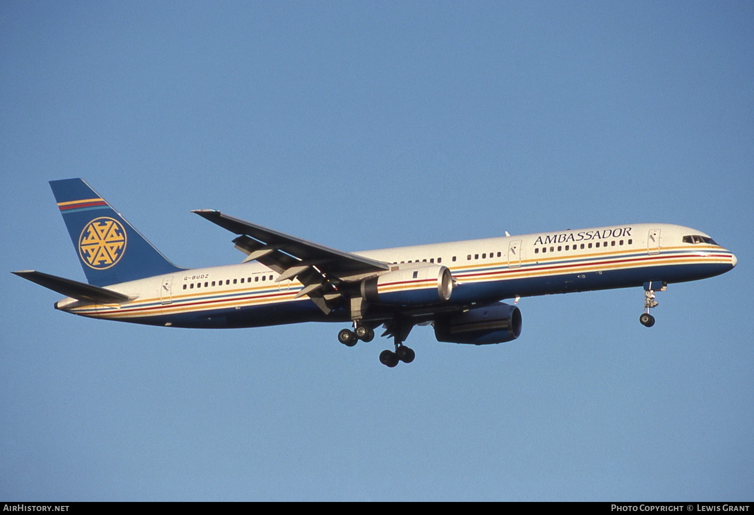 Aircraft Photo of G-BUDZ | Boeing 757-236 | Ambassador Airways | AirHistory.net #241716