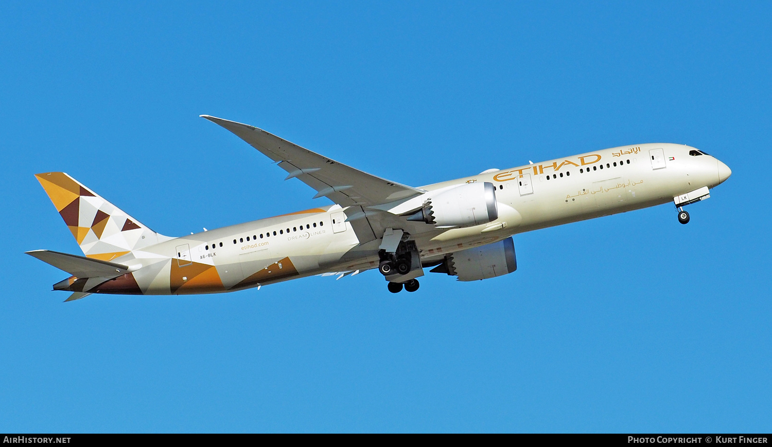 Aircraft Photo of A6-BLK | Boeing 787-9 Dreamliner | Etihad Airways | AirHistory.net #241754