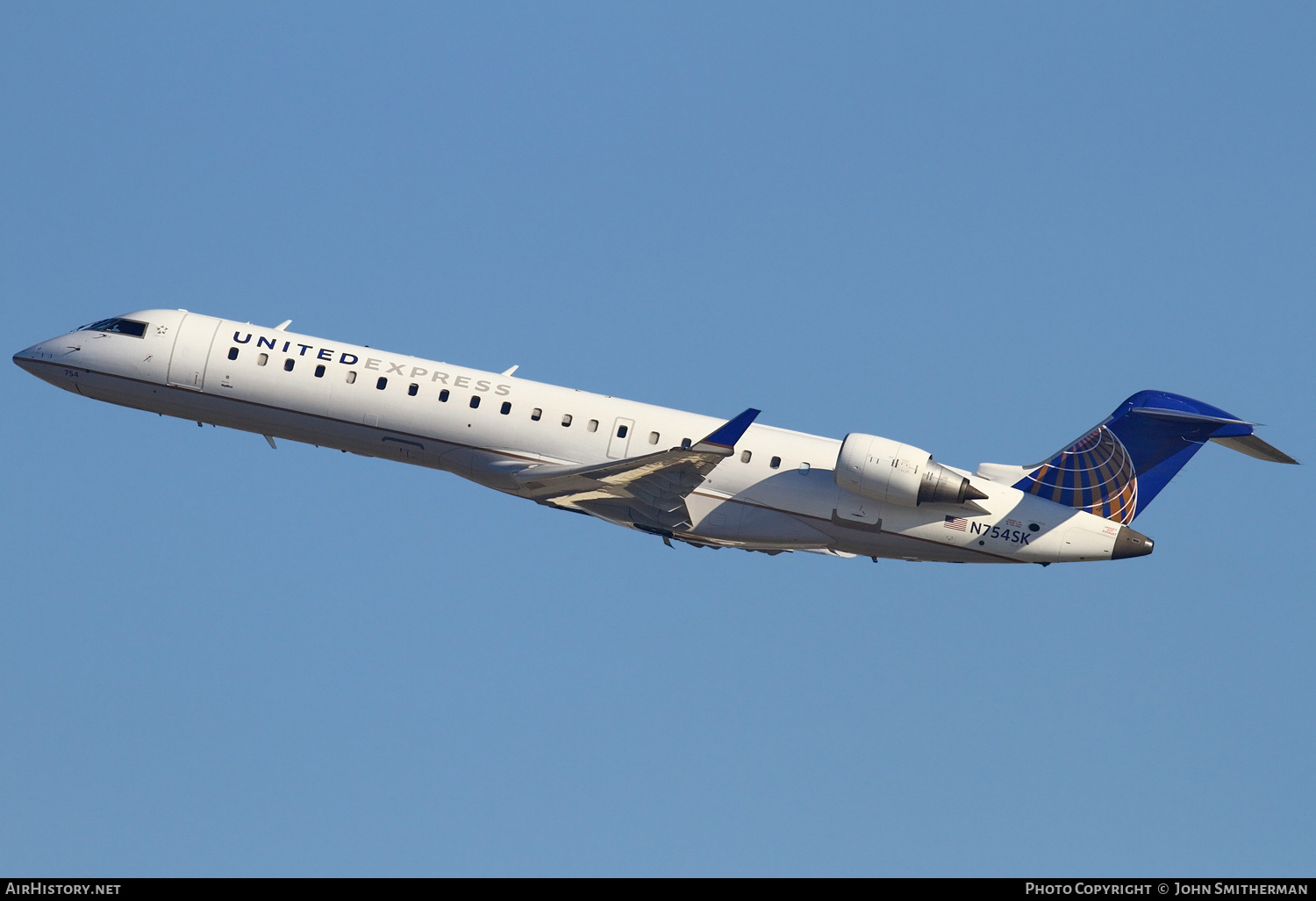 Aircraft Photo of N754SK | Bombardier CRJ-701 (CL-600-2C10) | United Express | AirHistory.net #241761