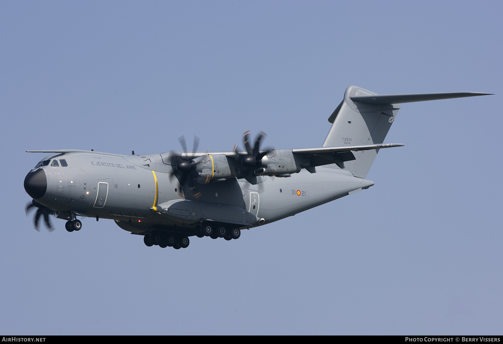 Aircraft Photo of T23-01 | Airbus A400M Atlas | Spain - Air Force | AirHistory.net #241763