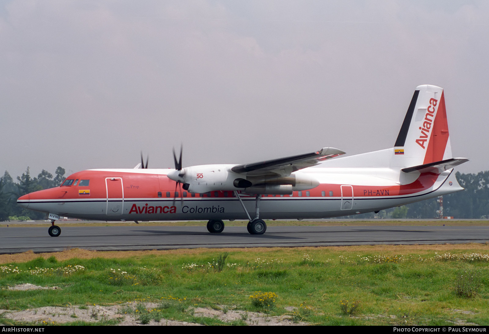 Aircraft Photo of PH-AVN | Fokker 50 | Avianca | AirHistory.net #241767