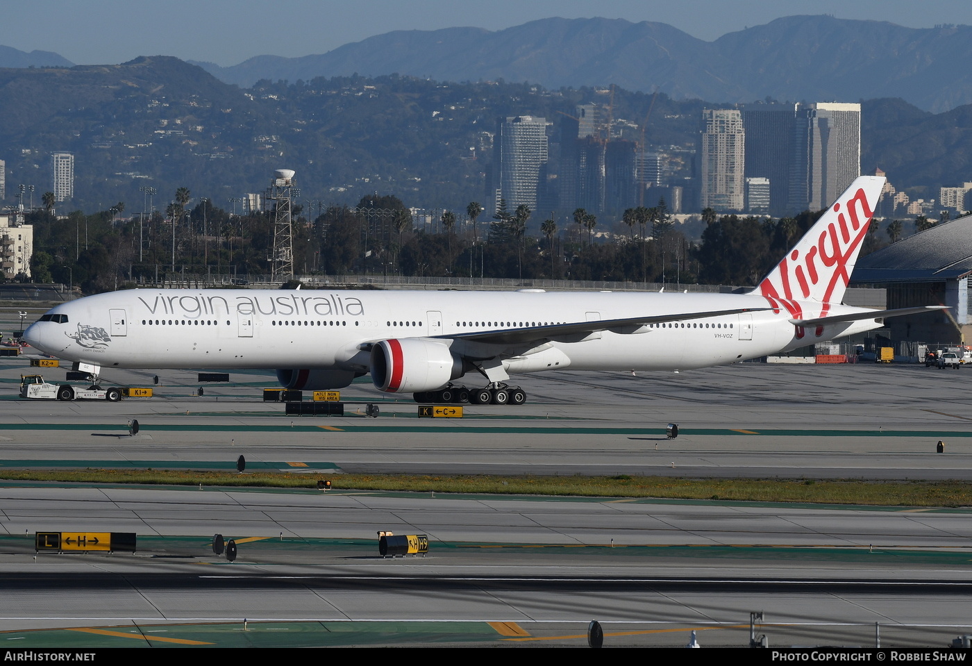 Aircraft Photo of VH-VOZ | Boeing 777-3ZG/ER | Virgin Australia Airlines | AirHistory.net #241772