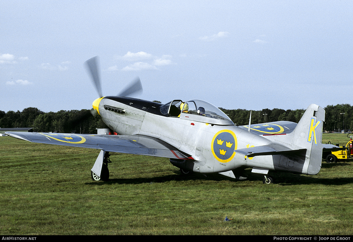 Aircraft Photo of SE-BKG / 26158 | North American P-51K Mustang | Sweden - Air Force | AirHistory.net #241775