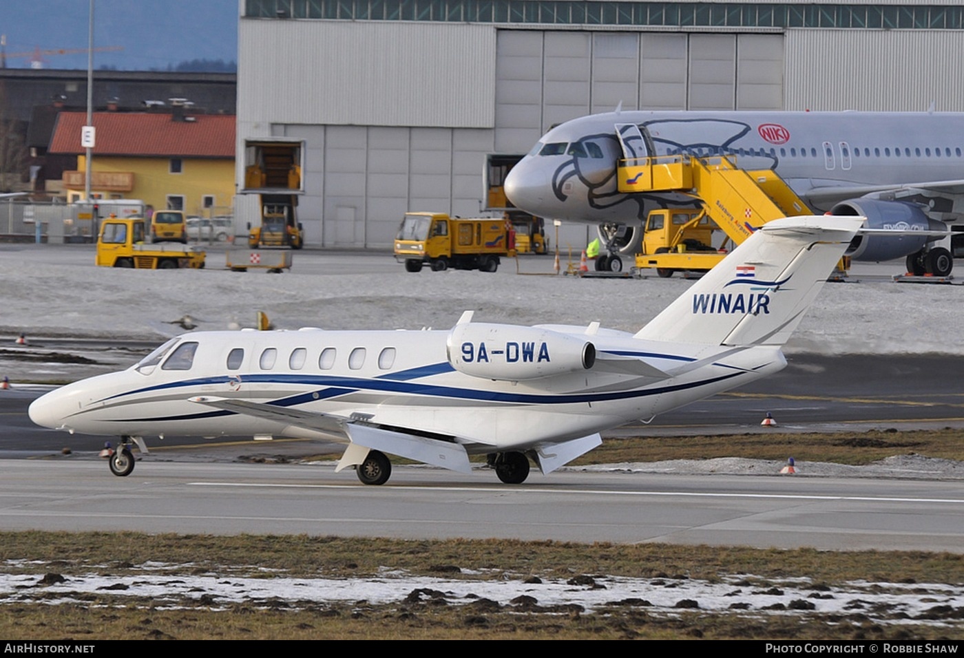 Aircraft Photo of 9A-DWA | Cessna 525A CitationJet CJ2+ | WinAir | AirHistory.net #241805
