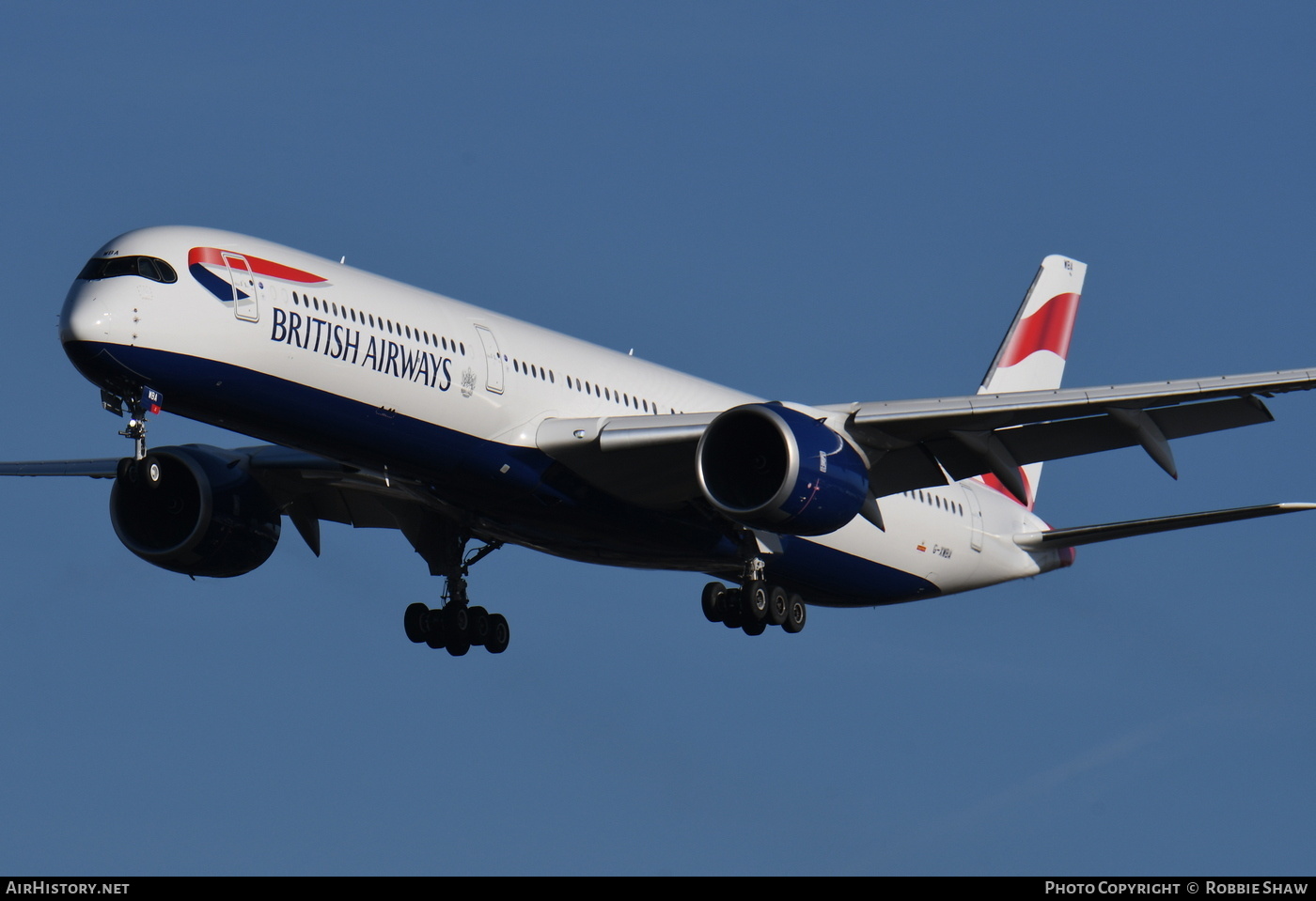 Aircraft Photo of G-XWBA | Airbus A350-1041 | British Airways | AirHistory.net #241806
