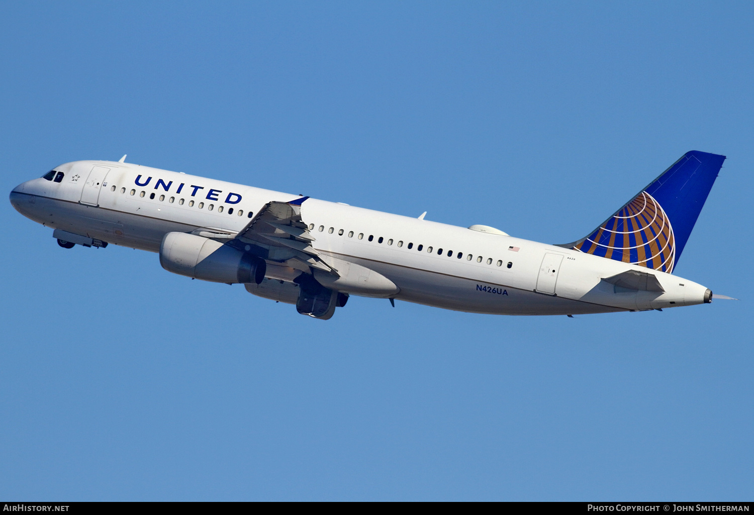 Aircraft Photo of N426UA | Airbus A320-232 | United Airlines | AirHistory.net #241809