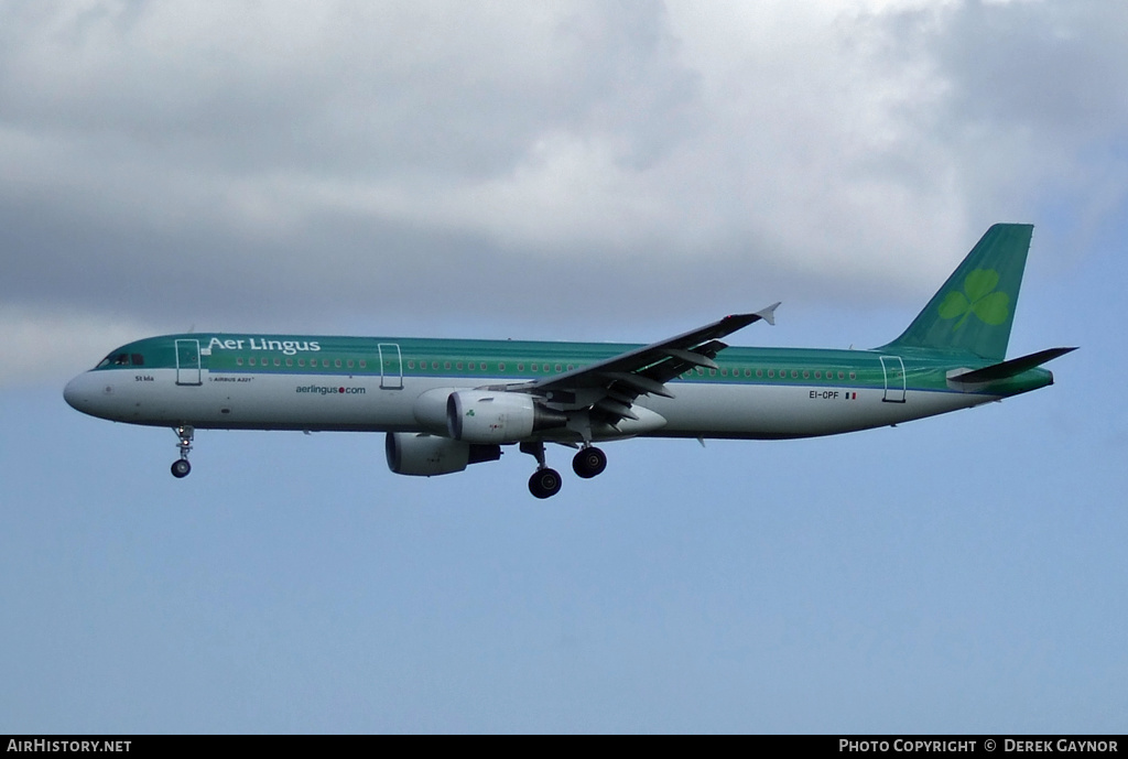 Aircraft Photo of EI-CPF | Airbus A321-211 | Aer Lingus | AirHistory.net #241825