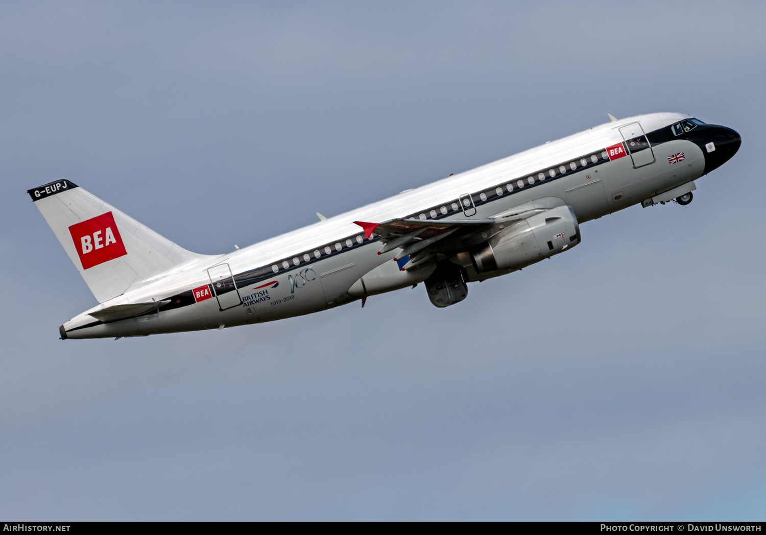 Aircraft Photo of G-EUPJ | Airbus A319-131 | British Airways | BEA - British European Airways | AirHistory.net #241827