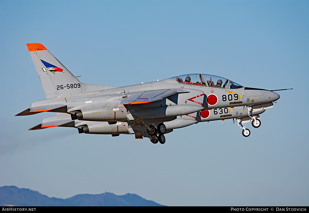 Aircraft Photo of 26-5809 | Kawasaki T-4 | Japan - Air Force | AirHistory.net #241857
