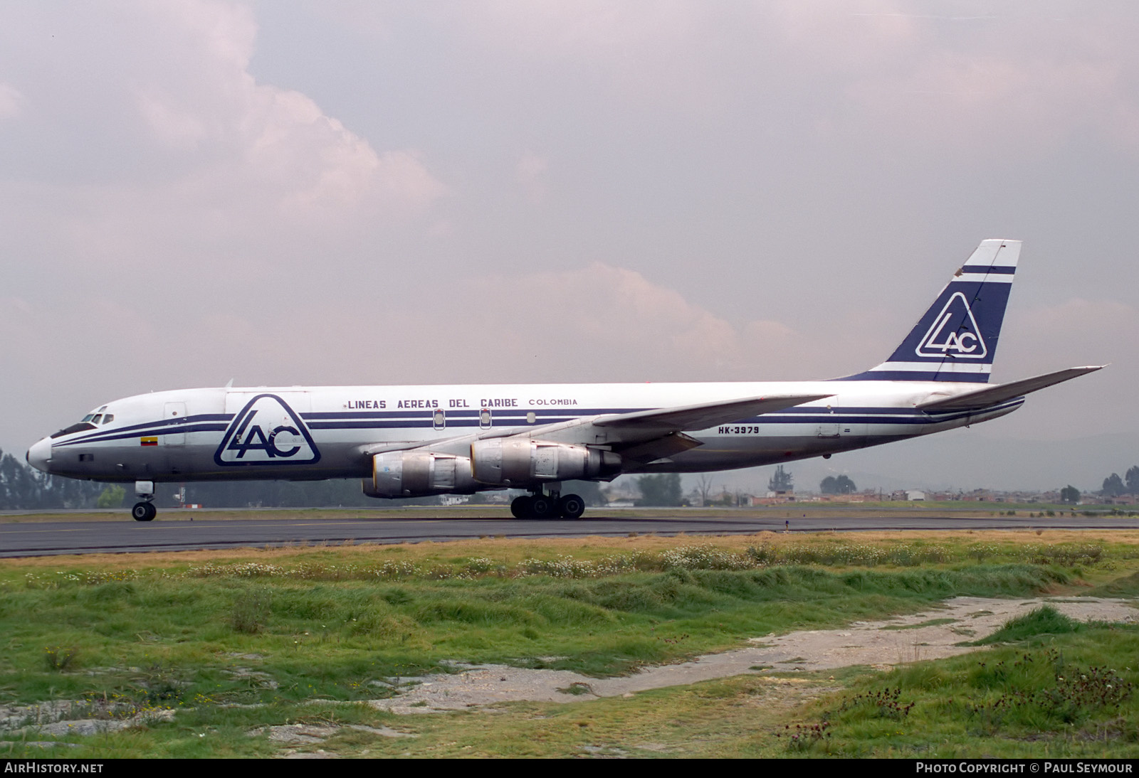 Aircraft Photo of HK-3979 | Douglas DC-8-55CF Jet Trader | LAC - Líneas Aéreas del Caribe | AirHistory.net #241858