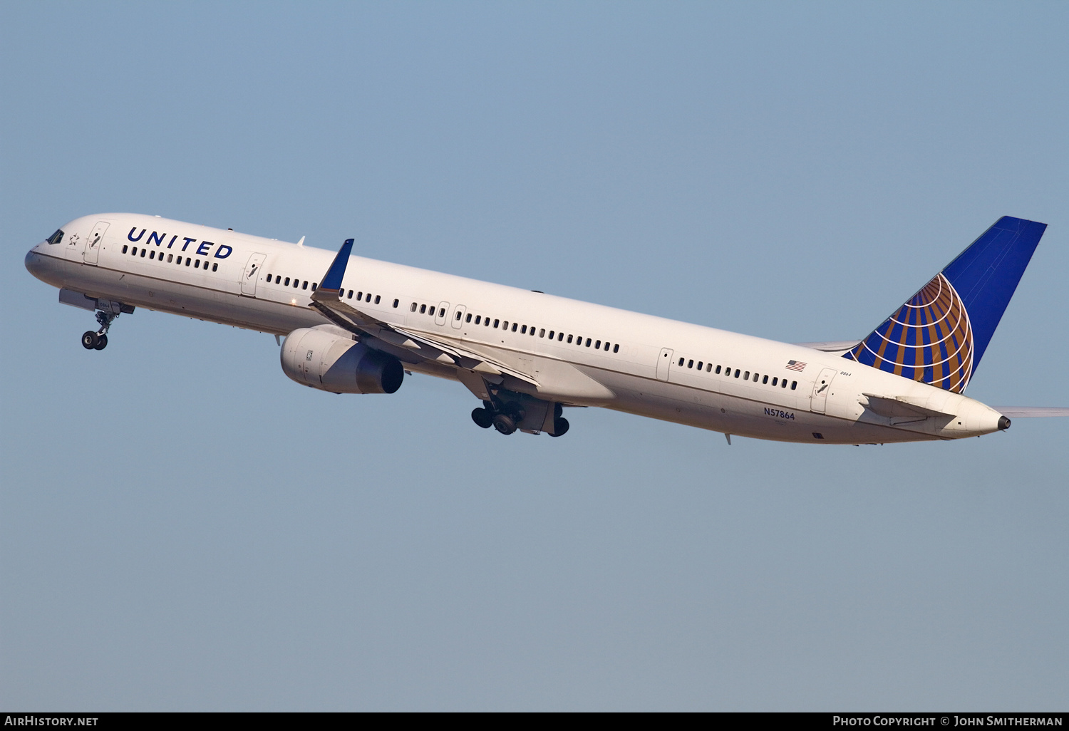 Aircraft Photo of N57864 | Boeing 757-33N | United Airlines | AirHistory.net #241867